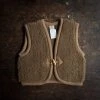 Alwero Wool Teddy Fleece Vest - Bark 2 Alwero Wool Teddy Fleece Vest - Bark