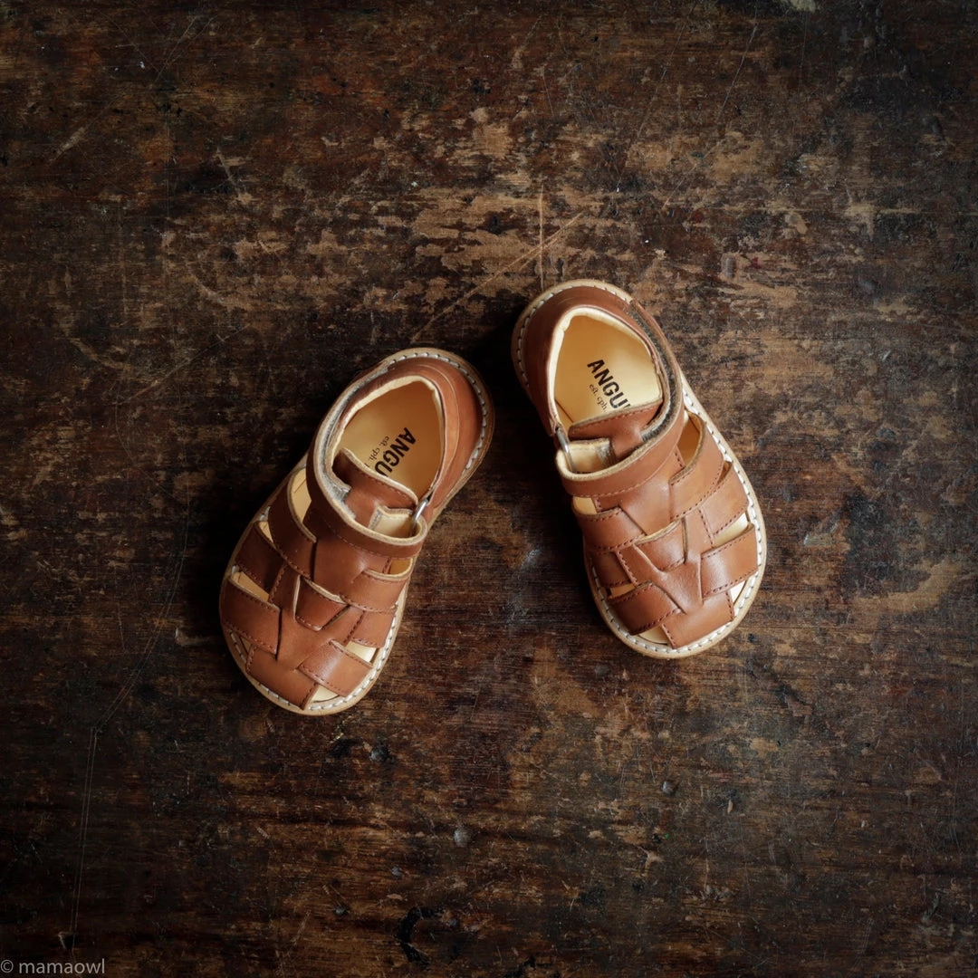 Angulus Toddler Fisherman Sandals - Tan SALE 3 Angulus Toddler Fisherman Sandals - Tan SALE
