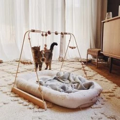 &me Steel And Wood Baby Gym - Beige 20 &me Steel And Wood Baby Gym - Beige