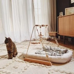 &me Steel And Wood Baby Gym - Beige 21 &me Steel And Wood Baby Gym - Beige