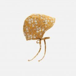 Briar Baby Cotton Brimmed Bonnet - Buttercup
