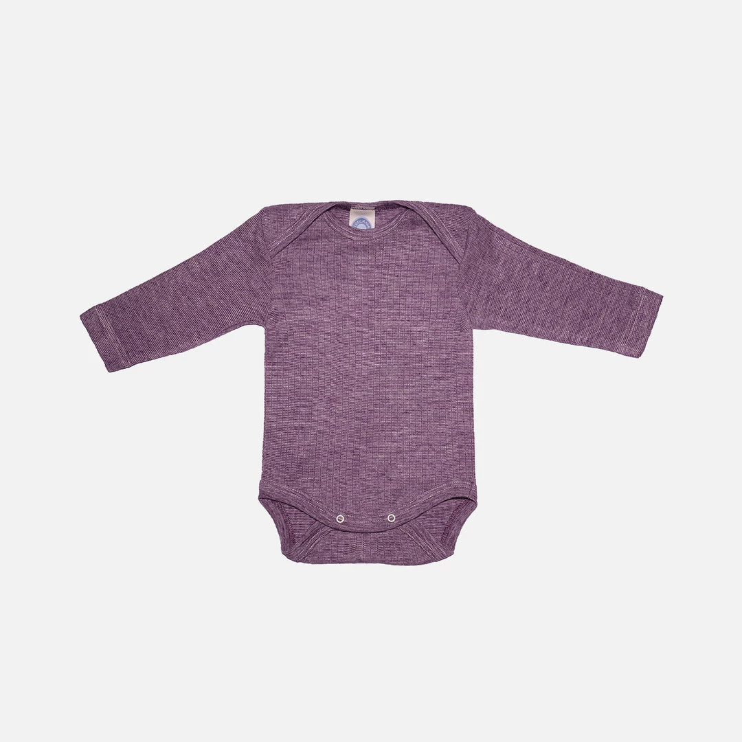 Cosilana Organic Merino Wool, Cotton & Silk Body - Plum Baby Wool 4 Cosilana Organic Merino Wool, Cotton & Silk Body - Plum Baby Wool