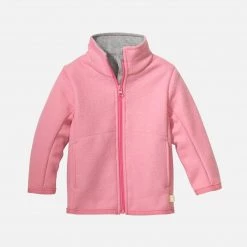 Disana Organic Light Weight Boiled Merino Wool Zip Jacket - Raspberry SALE