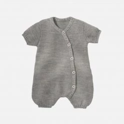 Disana Organic Merino Wool Romper - Light Grey SALE