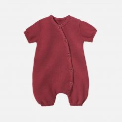 Disana Organic Merino Wool Romper - Dry Rose SALE
