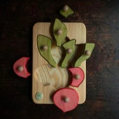 Wooden Toys Wooden Puzzle - Radish