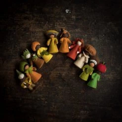 Fairies Handmade Autumn Wool Fairy - Pumpkin Girl Toys