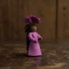 Fairies Toys Handmade Autumn Wool Fairy - Michaelmas Daisy Girl - Black 2 Fairies Toys Handmade Autumn Wool Fairy - Michaelmas Daisy Girl - Black