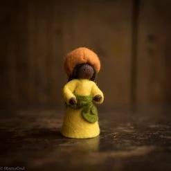 Fairies Handmade Autumn Wool Fairy - Pumpkin Girl Toys