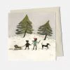 Gemma Koomen Books & More Greeting Card - Out In The Snow