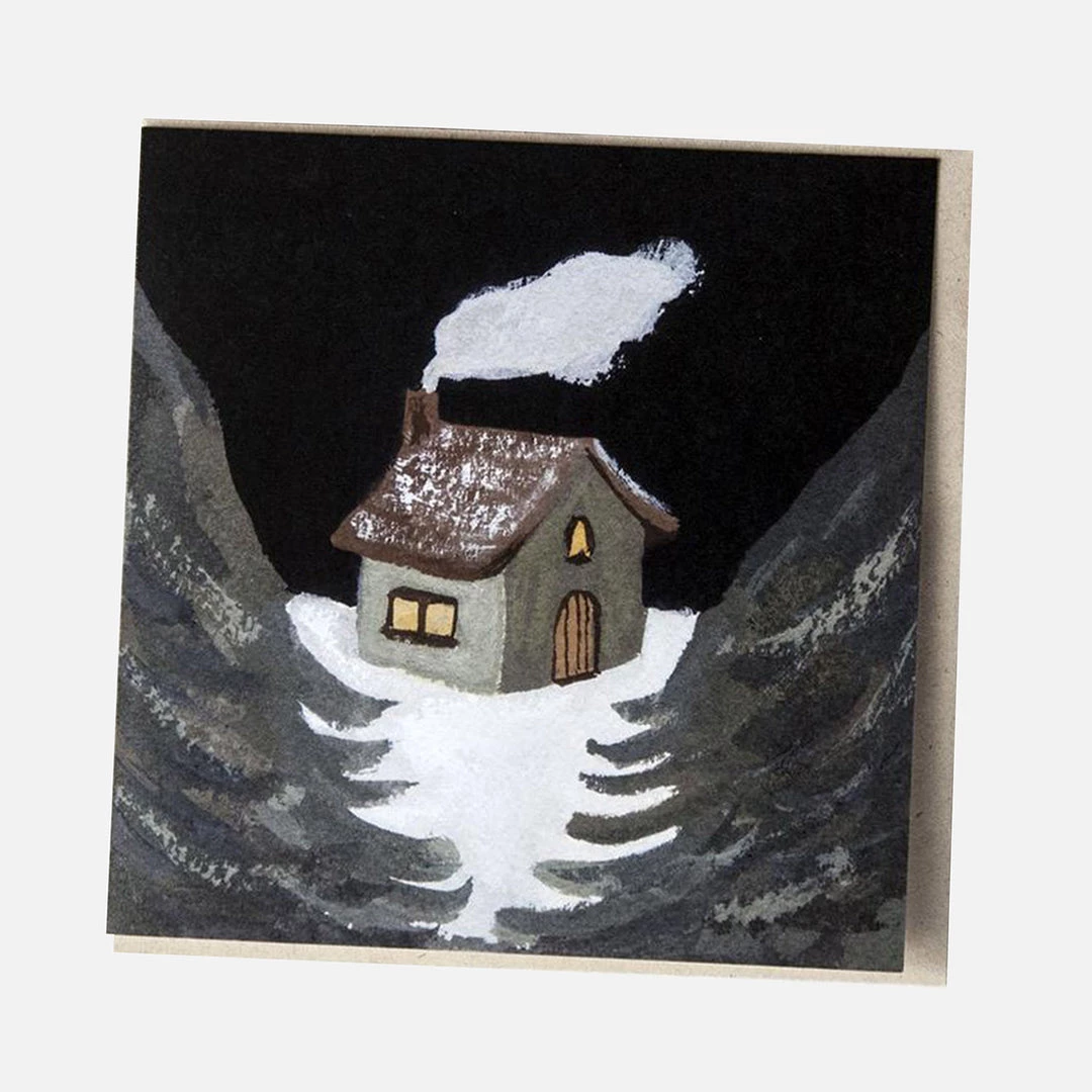 Gemma Koomen Greeting Card - Winter House 3 Gemma Koomen Greeting Card - Winter House