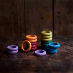 Grapat Toys Wooden Rings - 18 Pieces