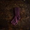 JOHA Merino Wool Socks - Aubergine Melange