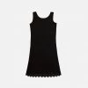 JOHA Adults Women's Wool/Silk Lace Nightdress - Black 1 JOHA Adults Women's Wool/Silk Lace Nightdress - Black
