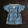 Kamso Baby Wax Cotton Fola Playsuit - Blue Tile Cotton & Linen