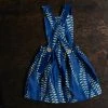 Kamso Wax Cotton Ndidi Apron Dress - Loose Leaf Cotton & Linen