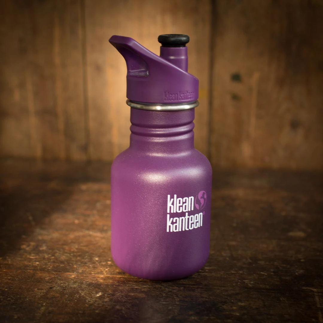 Klean Kanteen Kid Kanteen Sport Water Bottle - 355ml - Grape Jelly SALE 3 Klean Kanteen Kid Kanteen Sport Water Bottle - 355ml - Grape Jelly SALE
