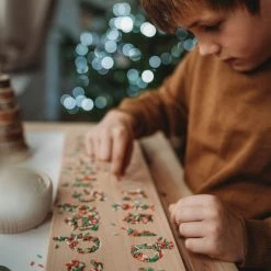 The Little Coach House Toys Wooden Alphabet Board - Natural