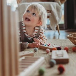 The Little Coach House Wooden Number Counting Blocks - Natural