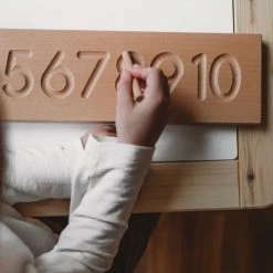 The Little Coach House Wooden Number Board - Natural