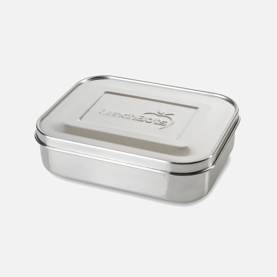 LunchBots Home & Baby Care Stainless Steel Medium Quad Bento Lunch Box 5 LunchBots Home & Baby Care Stainless Steel Medium Quad Bento Lunch Box