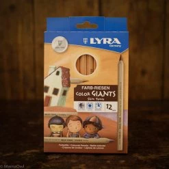 Lyra Toys Colour Giants Pencils - Skin Tones - Set Of 12
