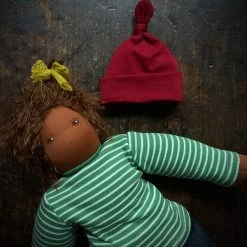 Nanchen Handmade Organic Cotton/Wool Pauline Doll 9 Nanchen Handmade Organic Cotton/Wool Pauline Doll