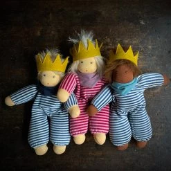 Nanchen Handmade Organic Cotton/Wool Little King Oskar Toys