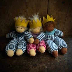 Nanchen Toys Handmade Organic Cotton/Wool Little Queen Luise