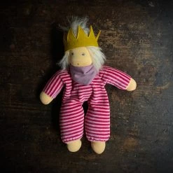 Nanchen Toys Handmade Organic Cotton/Wool Little Queen Luise