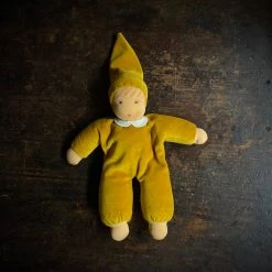 Nanchen Baby Gifts Handmade Organic Cotton/Wool Nanis Soft Dolls - Many Colours