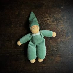 Nanchen Baby Gifts Handmade Organic Cotton/Wool Nanis Soft Dolls - Many Colours