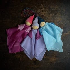 Nanchen Toys Handmade Silk Fairies - Lavender/Purple