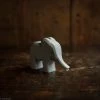 Ostheimer Handcrafted Small Baby Elephant With Trunk Out