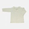Poudre Organic Organic Cotton Aronie Blouse - Almond Milk 2 Poudre Organic Organic Cotton Aronie Blouse - Almond Milk