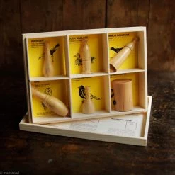 Quelle Est Belle Handmade Wood Bird Callers - Western American Birds - Set Of 6 Toys
