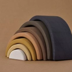 Raduga Grëz Handmade Wooden Arch Stacker - Skin Tones