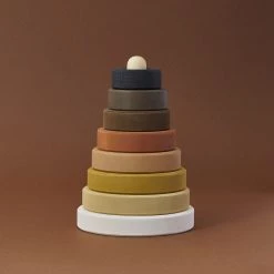 Raduga Grëz Handmade Wooden Stacking Tower - Skin Tones