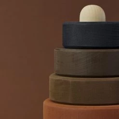 Raduga Grëz Handmade Wooden Stacking Tower - Skin Tones