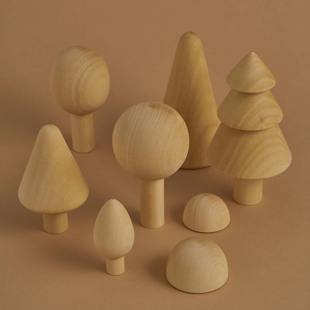 Raduga Grëz Toys Handmade Wooden Russian Forest Set - Natural 3 Raduga Grëz Toys Handmade Wooden Russian Forest Set - Natural