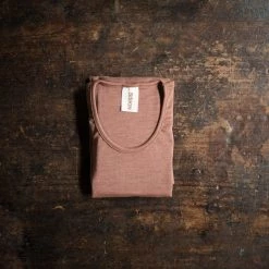 SISKIN By Engel Exclusive Women's Organic Merino Wool & Silk LS Top - Cedarwood