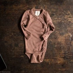 SISKIN By Engel Baby Wool Exclusive Organic Merino Wool & Silk Baby Wrap Body - Cedarwood