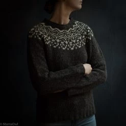 SISKIN Adult's Donegal Merino Wool Isle Sweater - Granite