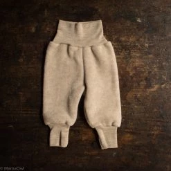 SISKIN By Engel Exclusive 100% Organic Merino Wool Fleece Pants - Sandstorm Baby Wool