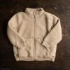 SISKIN By Engel Kids Wool Exclusive 100% Organic Merino Wool Fleece Zip Jacket - Sandstorm