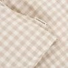 Studio Feder Home & Baby Care Organic Cotton Duvet & Pillow Cover - Gingham Oat - Single