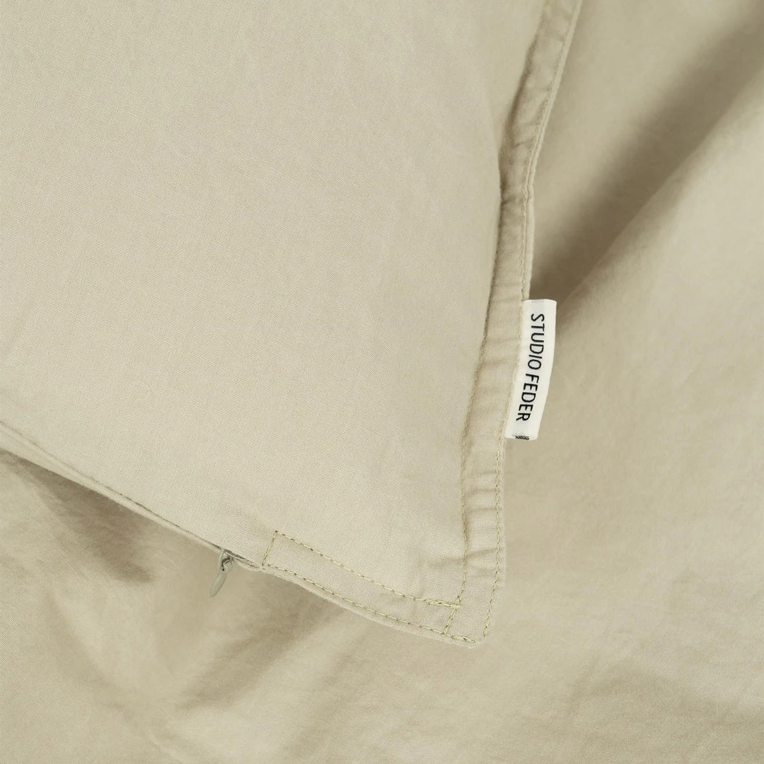 Studio Feder Organic Cotton Duvet & Pillow Cover - Moss Green - Junior Size Home & Baby Care 5 Studio Feder Organic Cotton Duvet & Pillow Cover - Moss Green - Junior Size Home & Baby Care
