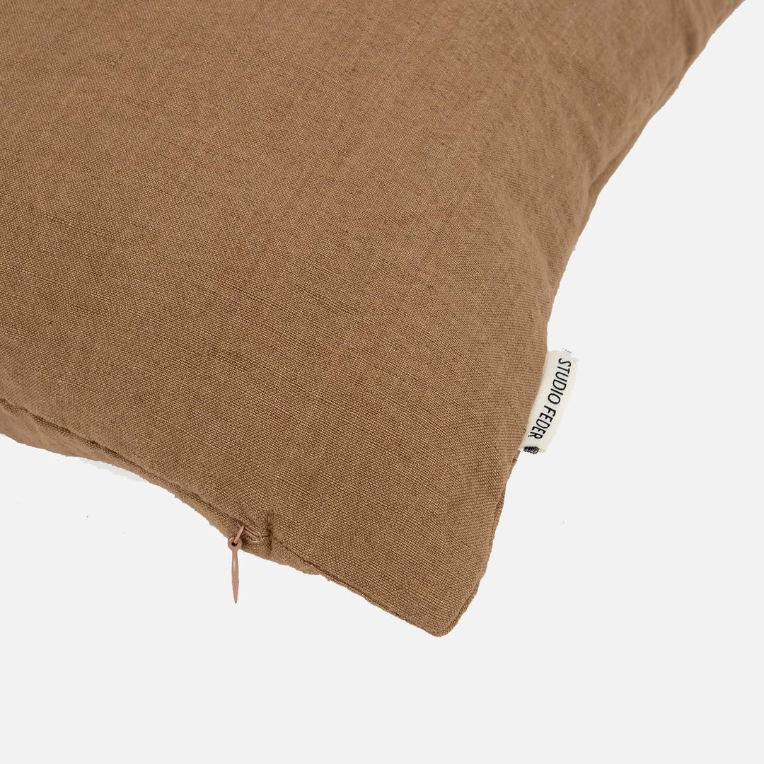 Studio Feder Cotton/Linen Cushion & Cover - Camel Home & Baby Care 4 Studio Feder Cotton/Linen Cushion & Cover - Camel Home & Baby Care
