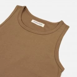 Studio Feder Organic Cotton Tank Top - Camel