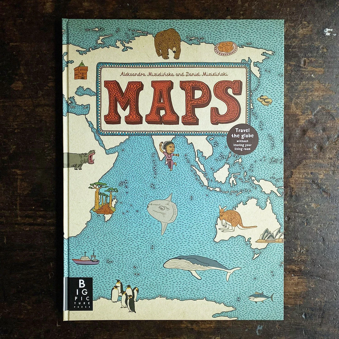 Books Alexandra & Danial Mizielinski - Maps Books & More 3 Books Alexandra & Danial Mizielinski - Maps Books & More
